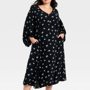 Plus size Dress with pockets- 3X